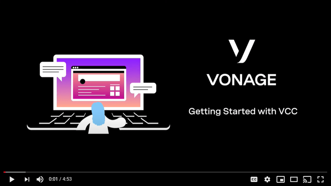 cover slide for Getting Started with VCC demo video