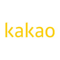 Kakao logo in yellow text