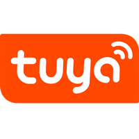 Tuya company name in orange logo 