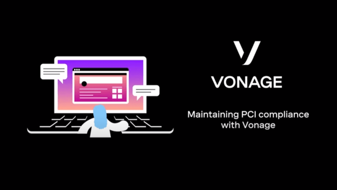 Vonage Contact Center를 통해 PCI 규정 준수 유지 Cover slide for Maintaining PCI compliance with Vonage demo video