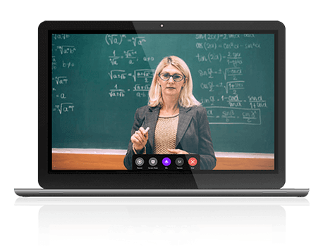 Teaching over live video 